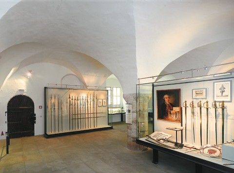 Blick in das Armeemuseum Friedrich der Große