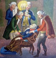 Friedrich der Große sterbend, nach Peter Haas, um 1800