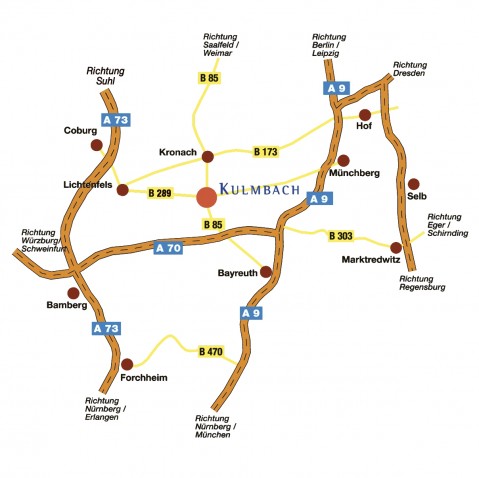 Lageplan Kulmbach